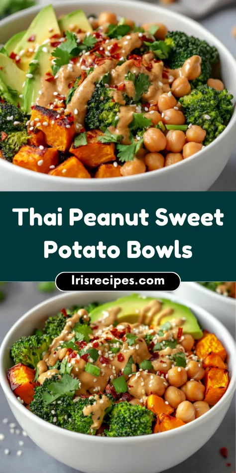 Thai Peanut Sweet Potato Bowls A Flavor-Packed Meal