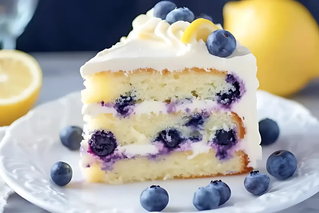 The Best Lemon Blueberry Cake Recipe for Easter