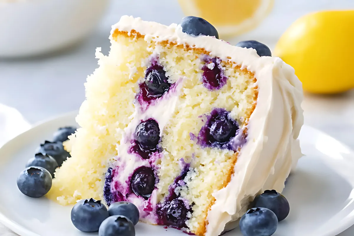 The Best Lemon Blueberry Cake Recipe