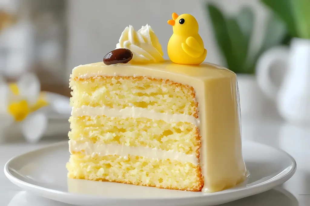 Assemble For Easter Homemade Yellow Cake Recipe