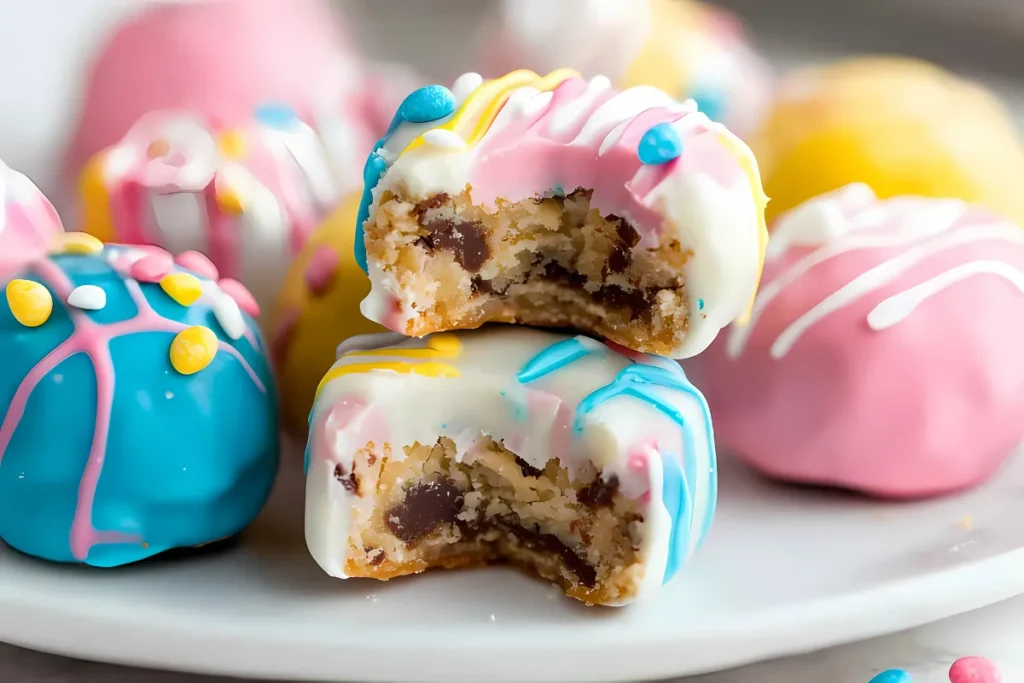 Best Easter Cookie Dough Truffles