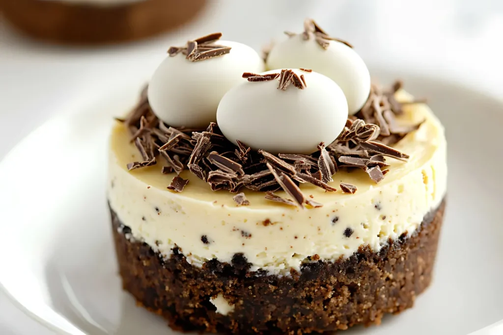 Bird's Nest Mini Oreo Cheesecakes