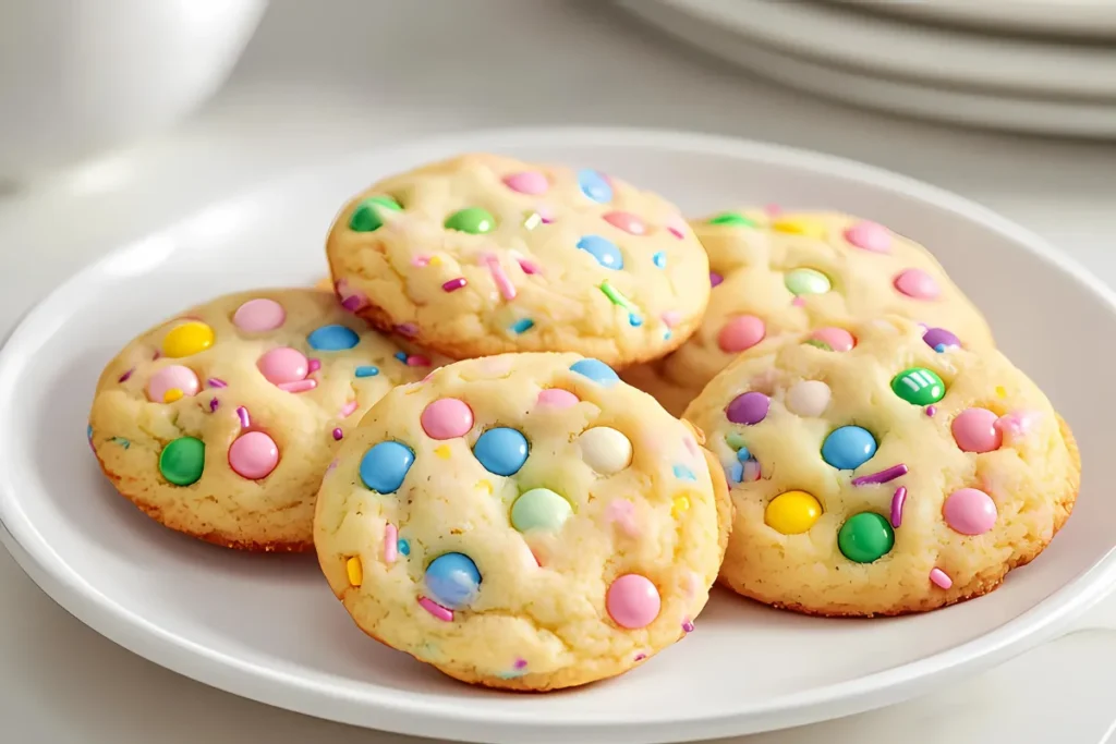 Delicious Easter Funfetti Cake Cookies Recipe