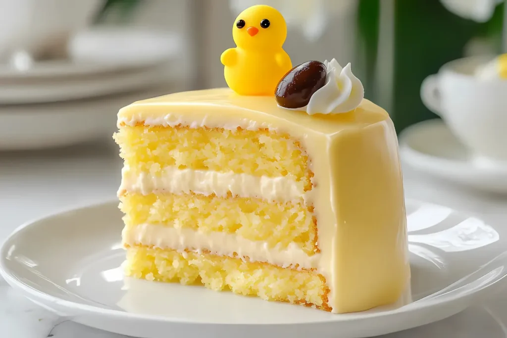 Easter Homemade Yellow Cake Recipe