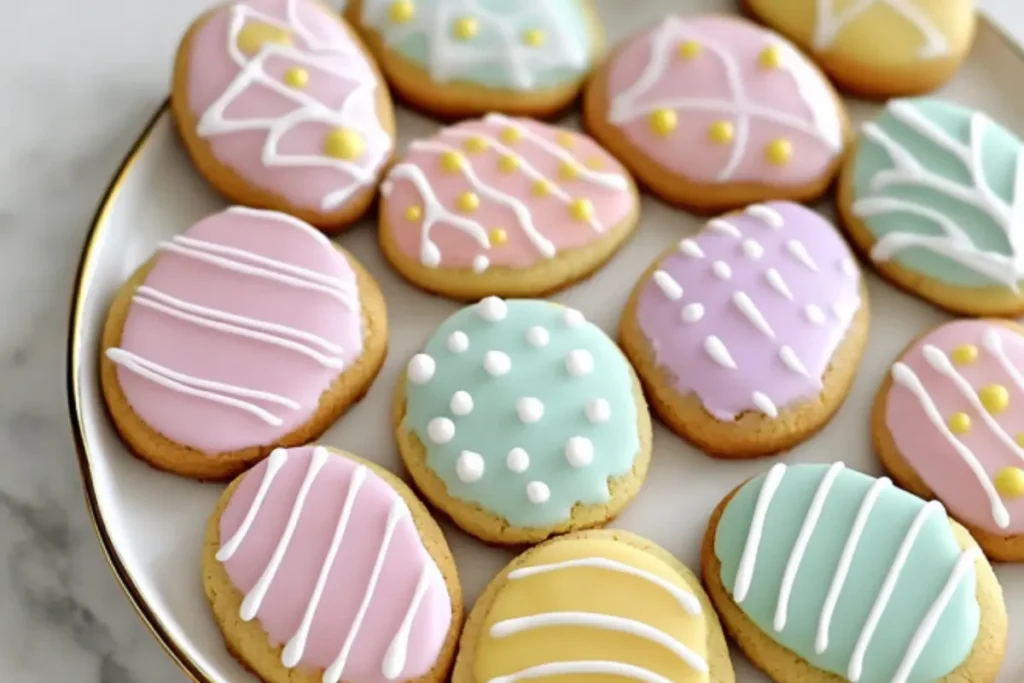 Easy Easter Egg Sugar Cookies