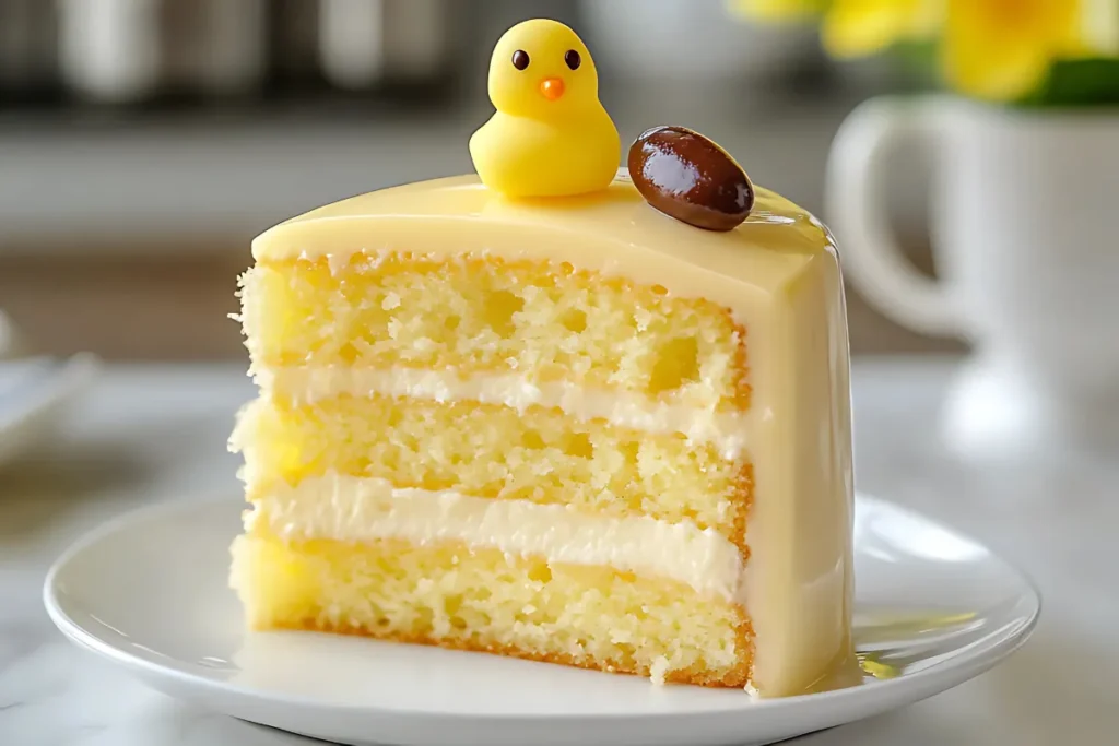 Easy Easter Homemade Yellow Cake Recipe