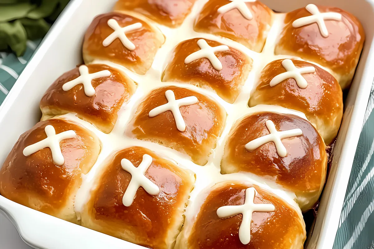 Easy Hot Cross Buns for Easter