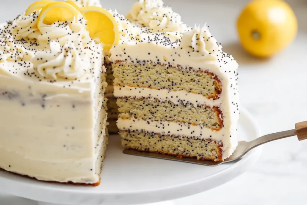 Easy Lemon Poppy Seed Cake