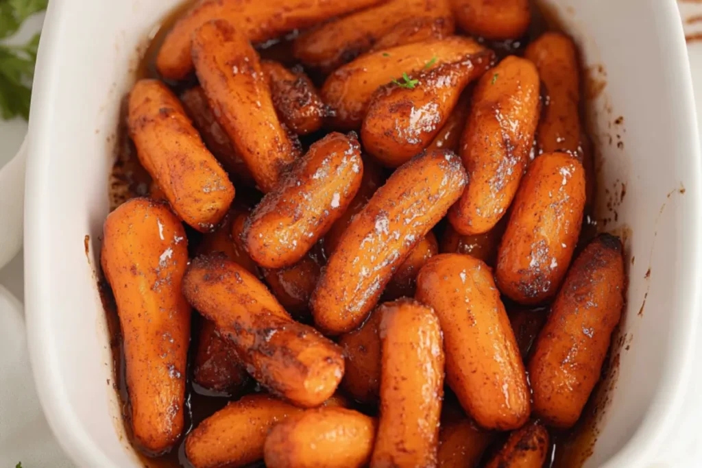 Easy Roasted Baby Carrots with Honey Recip