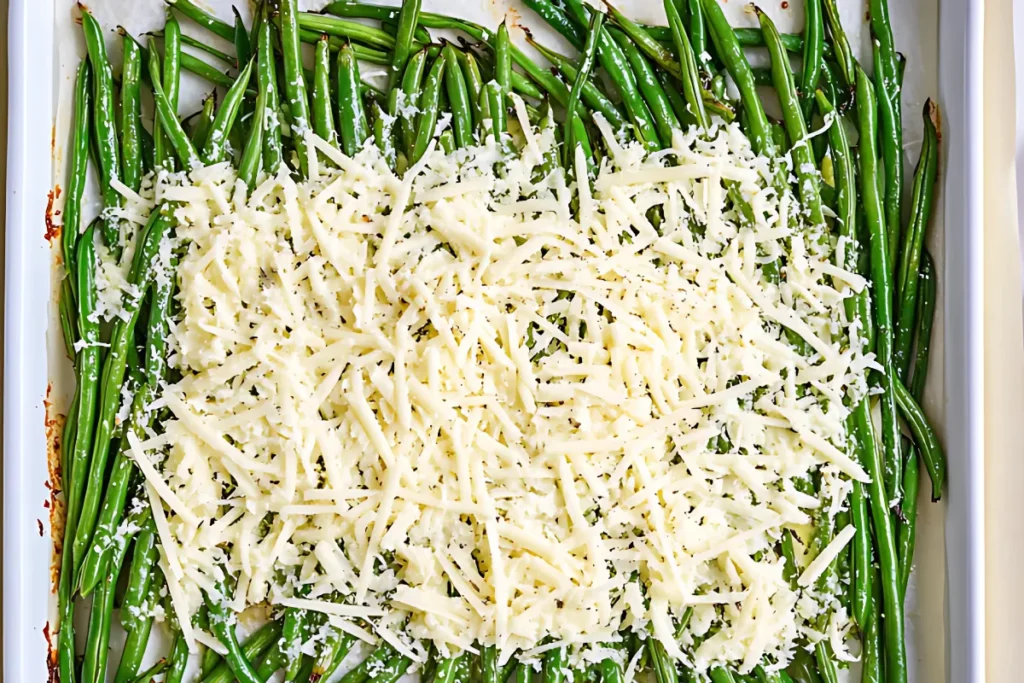 How to Make Cheesy Garlic Baked Green Beans