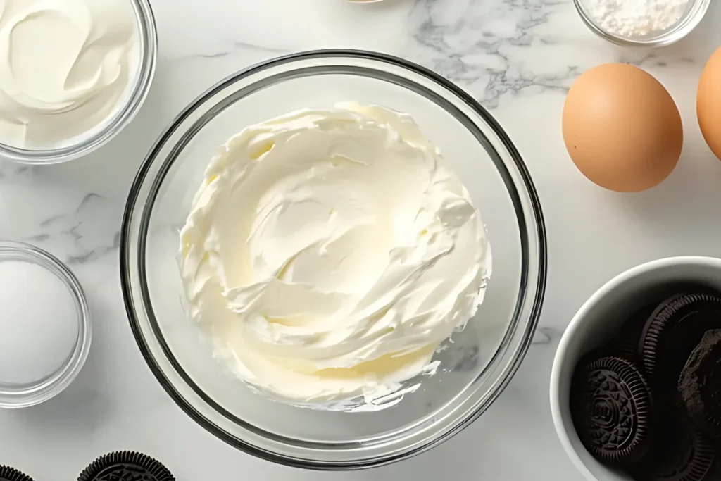 Ingredients For Mini Oreo Cheesecakes