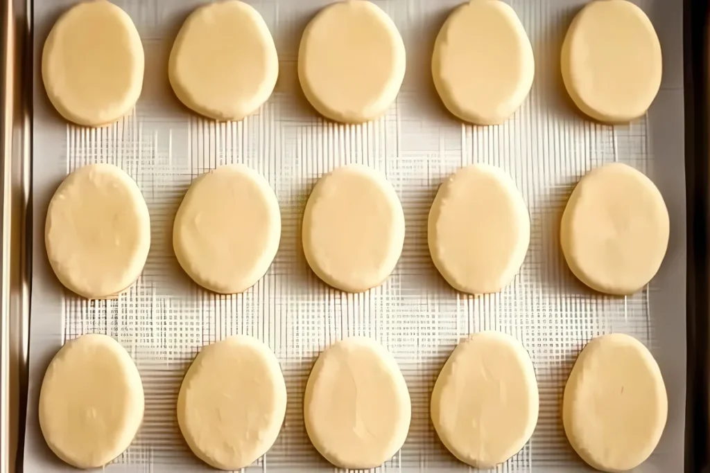 Ingredients for Easter Egg Sugar Cookies