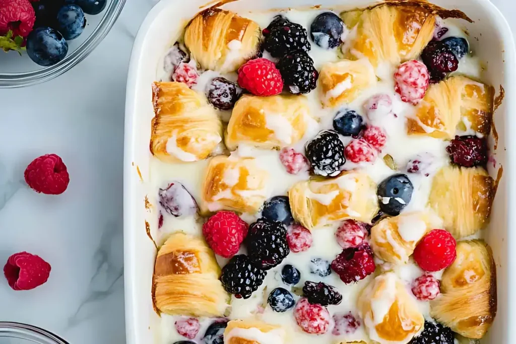 Prep Your Baking Berry Croissant Bake