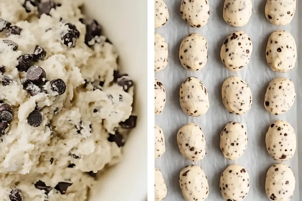 Prepare the Cookie Easter Cookie Dough Truffles