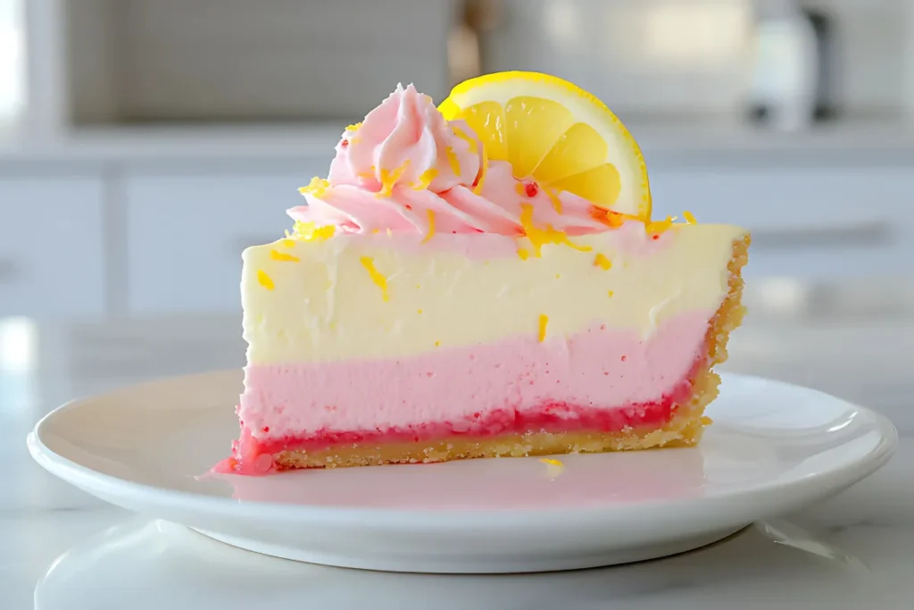 bEST Lemon Cheesecake with Strawberry Crust