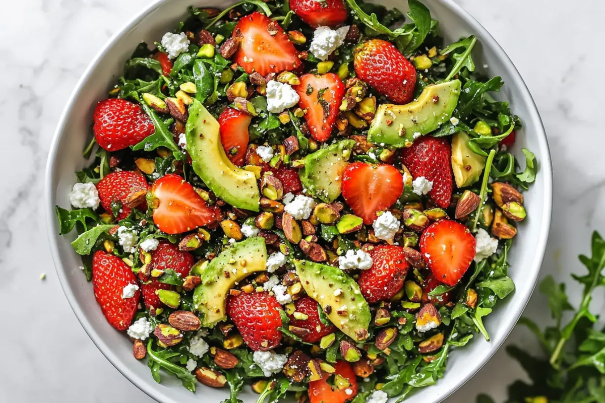 Easy Champagne Vinaigrette Strawberry Salad