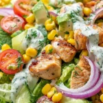 20-Minute Healthy Ranch Chicken Salad