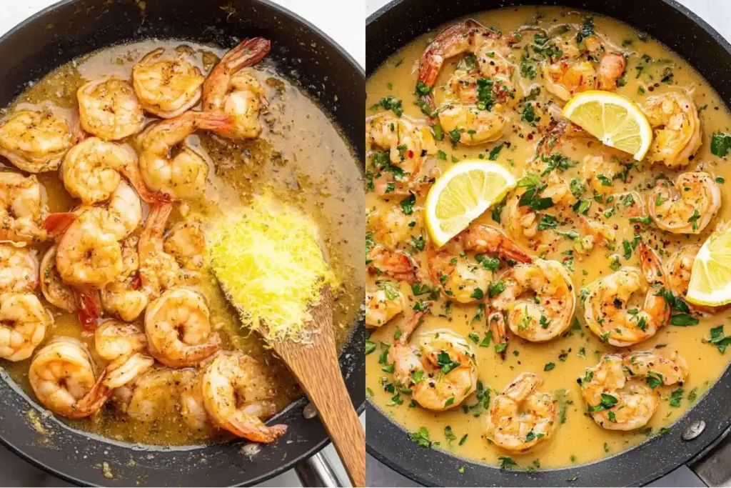 25-Minute Lemon Garlic Shrimp Pasta
