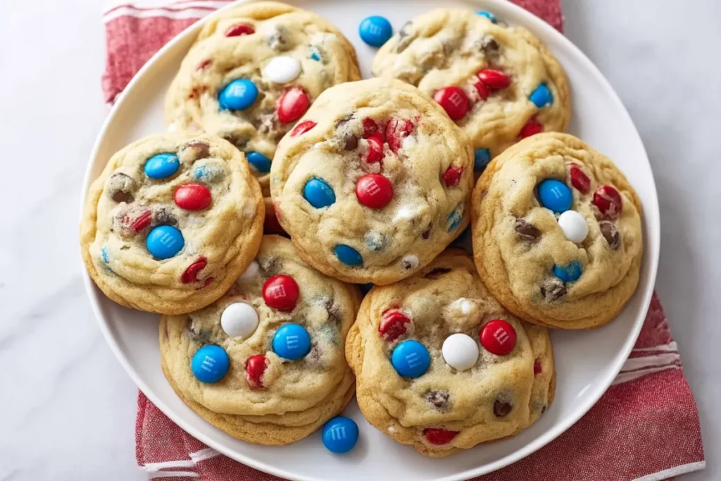 4th of July Chocolate Chip Cookies
