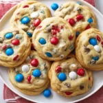 4th of July Chocolate Chip Cookies