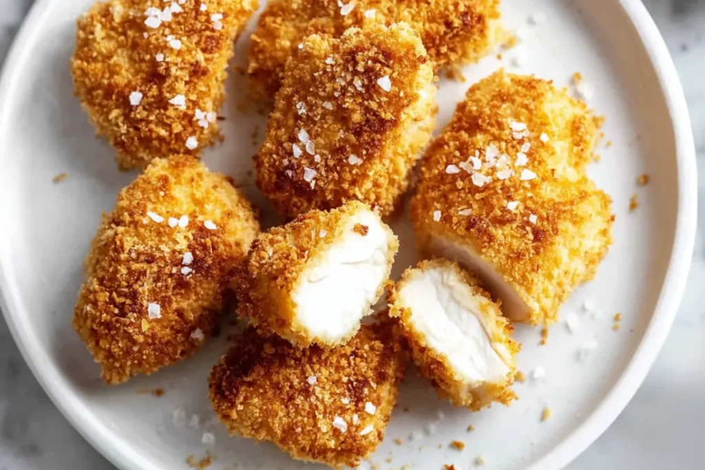 Air Fryer Crispy Chicken Breast Juicy and Golden