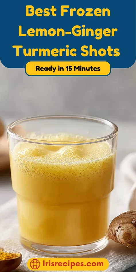 Best Frozen Lemon-Ginger Turmeric Shots
