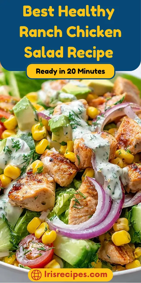 Best Healthy Ranch Chicken Salad Recipe