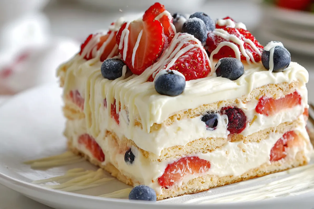 Best No Bake Summer Berry Icebox Cake