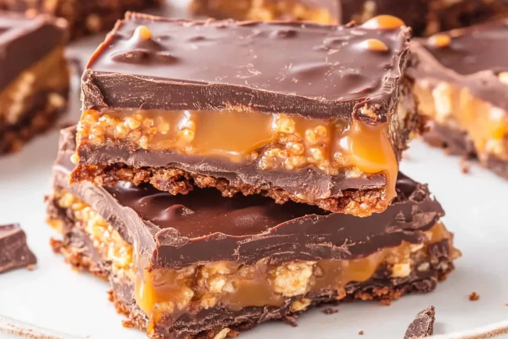 Chocolate Rice Krispie 100 Grand Bars _ Homemade Candy