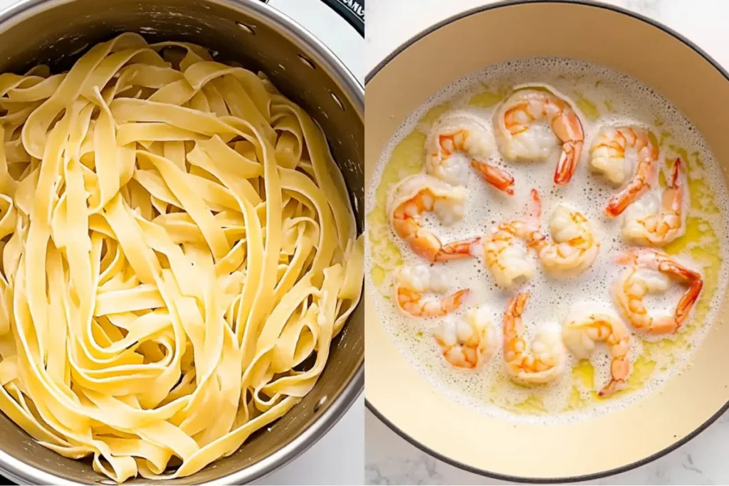 Creamy Shrimp Pasta with Alfredo Sauce