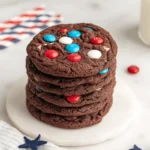 Easy 4th of July Cookies _ Brownie Mix Shortcut Recipe