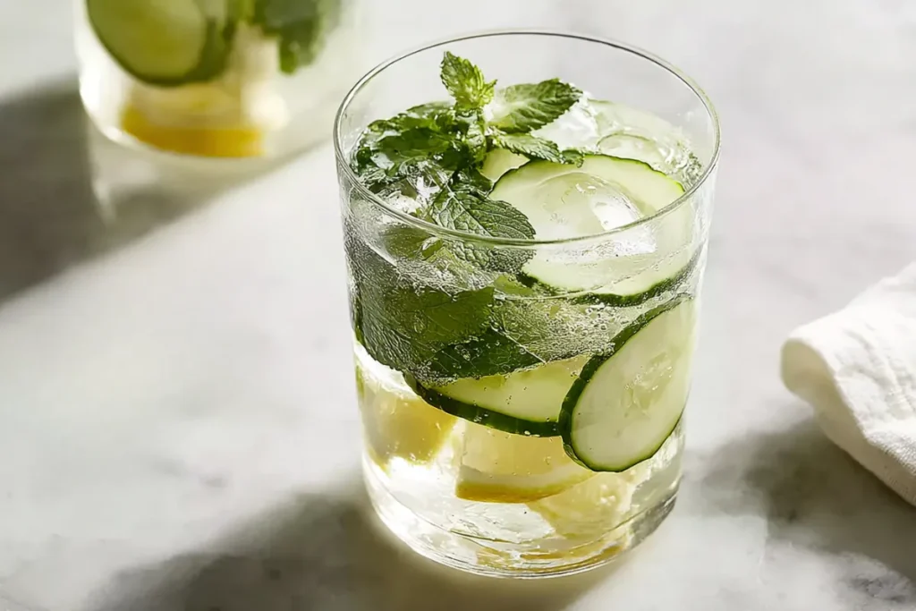 Easy Cucumber Mint Detox Water Recipe (5 Minutes!)