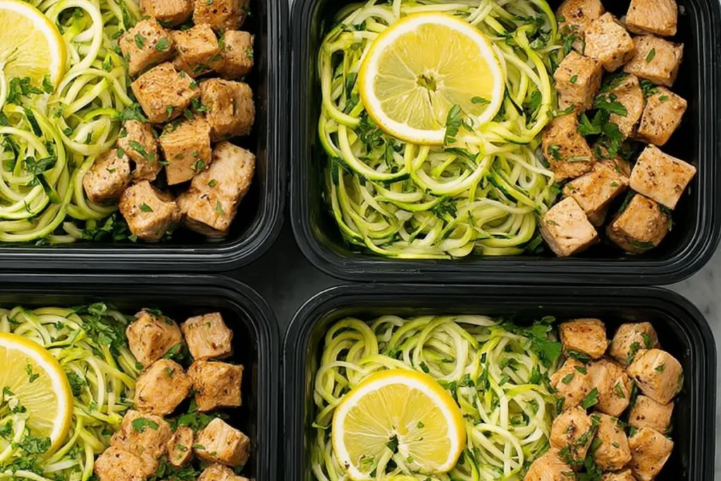 Easy Lemon Chicken & Zucchini