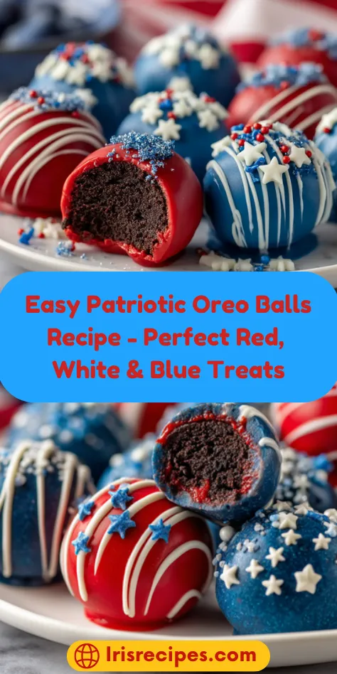 Easy Patriotic Oreo Balls Recipe