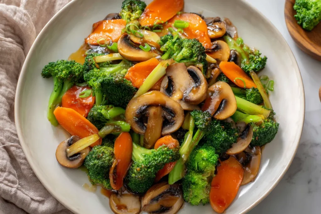 Easy Sautéed Mushrooms with Broccoli Recipe