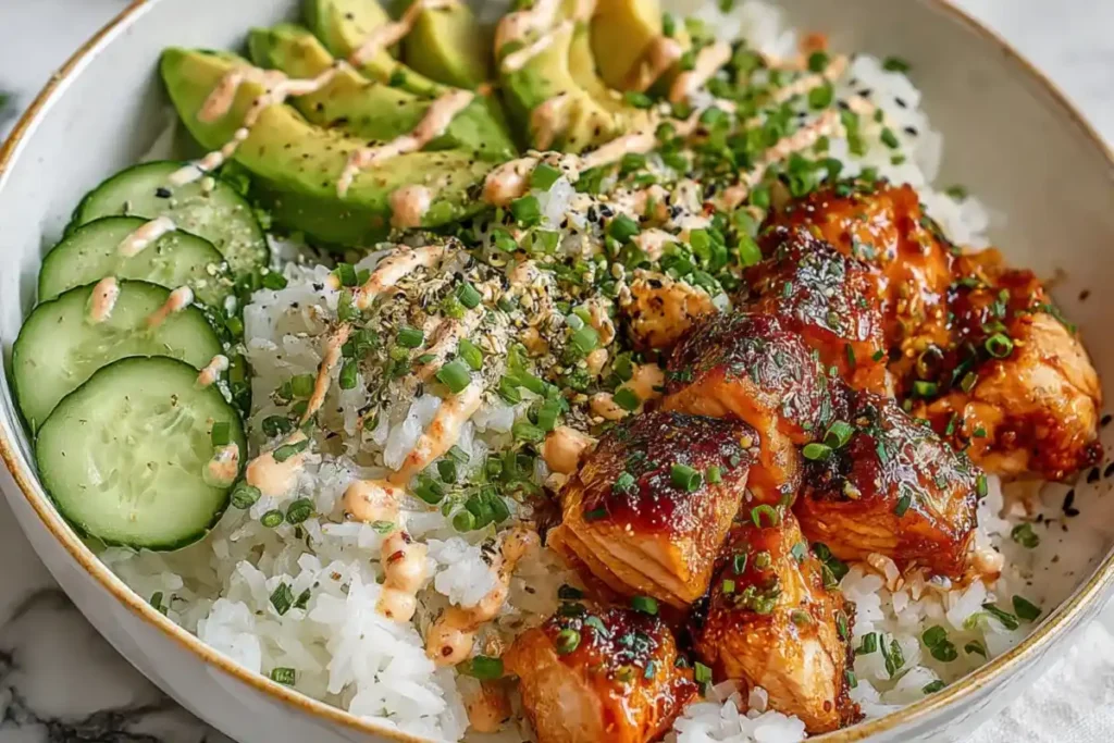 Family-Favorite Salmon Rice Bowls