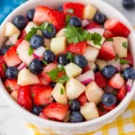 Fresh 4th of July Fruit Salsa Ready in 15 Minutes