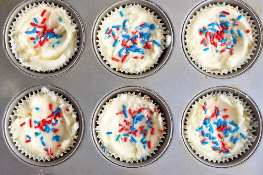 Golden Oreo Patriotic Mini Cheesecakes Recipe