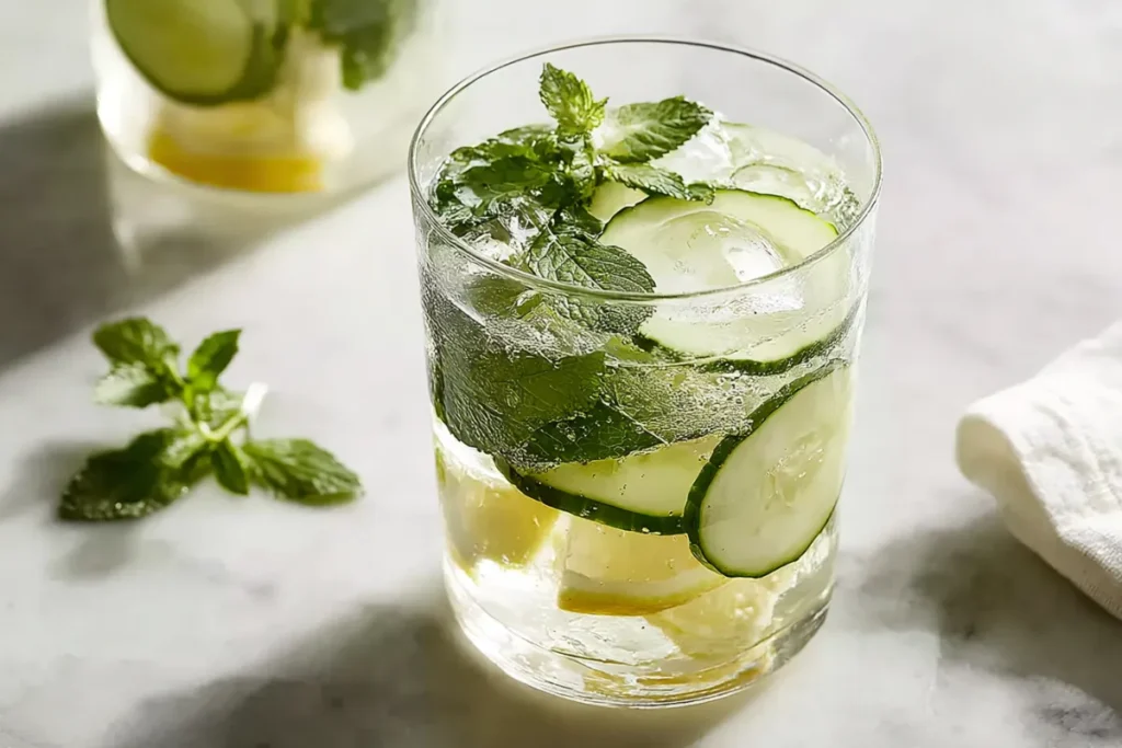 Homemade Cucumber Mint Detox Water Recipe