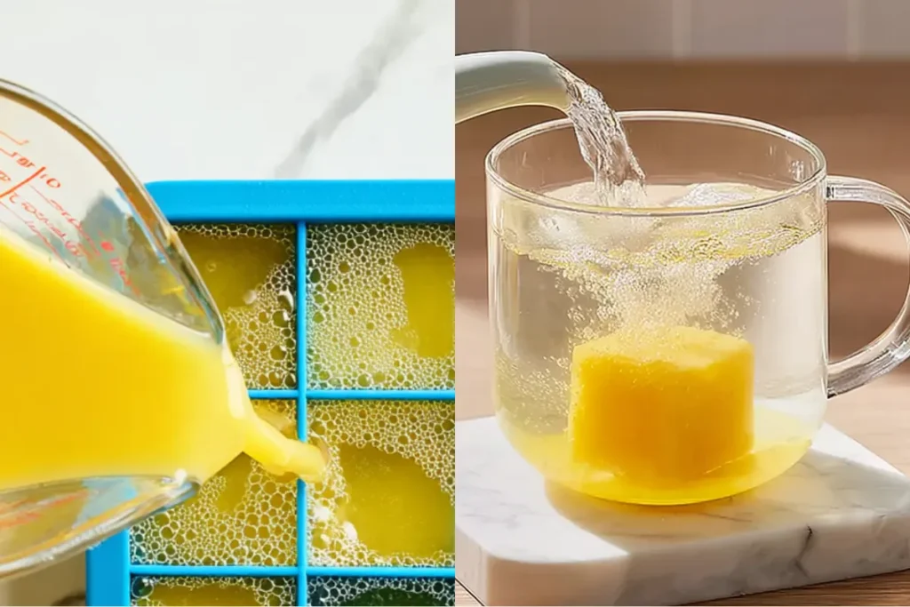 Homemade Frozen Lemon-Ginger Immunity Shots