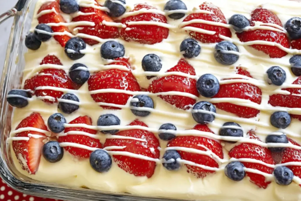 Homemade No Bake Summer Berry Icebox Cake