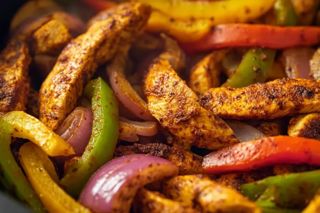 Keto Air Fryer Chicken Fajitas