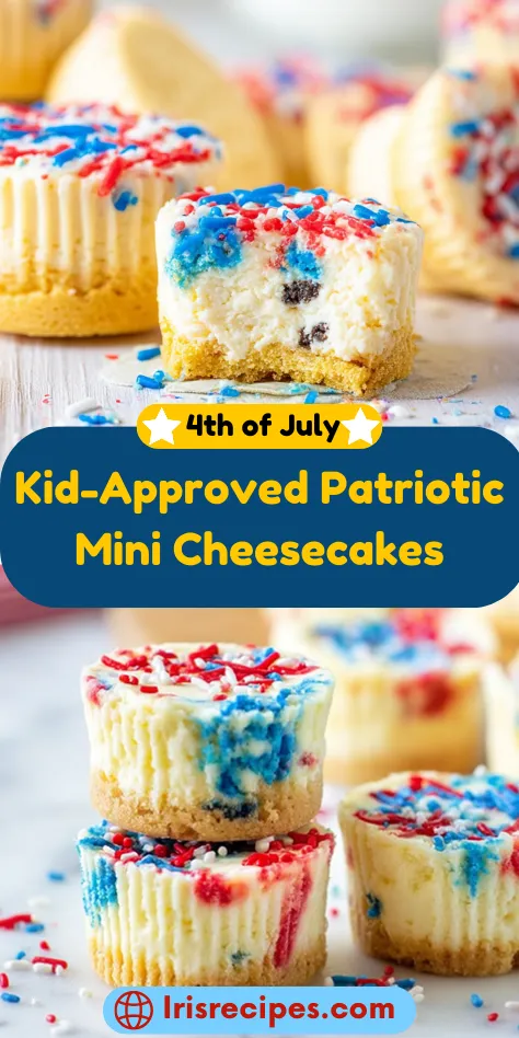 Kid-Approved Patriotic Mini Cheesecakes