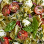 Make-Ahead Bow Tie Pasta Salad with Cherry Tomatoes