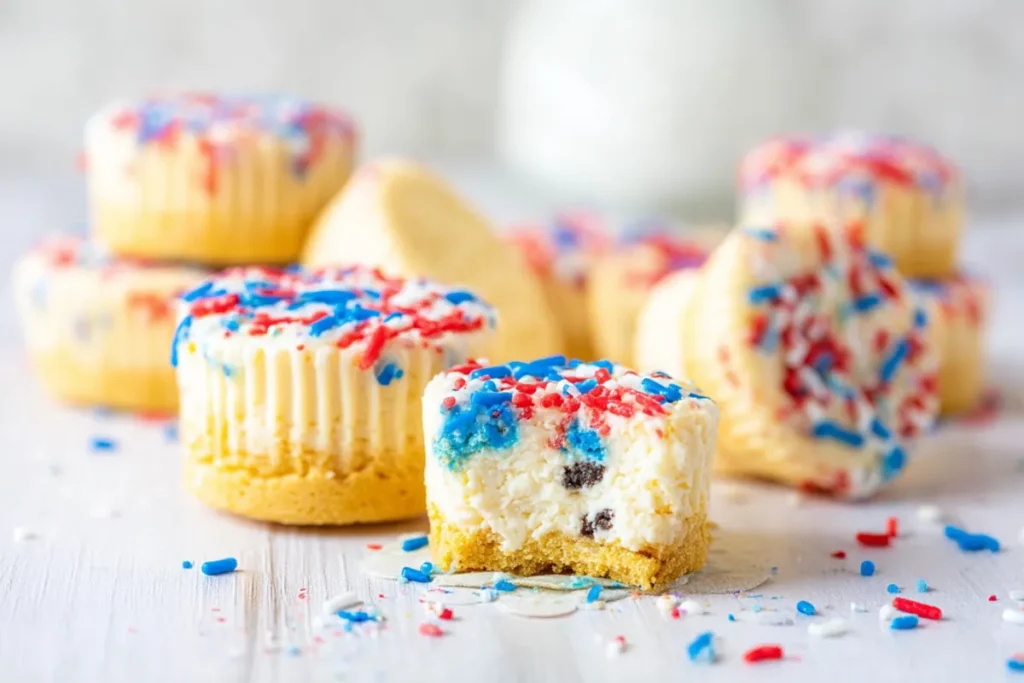 Make-Ahead Patriotic Cheesecakes for Holiday Parties