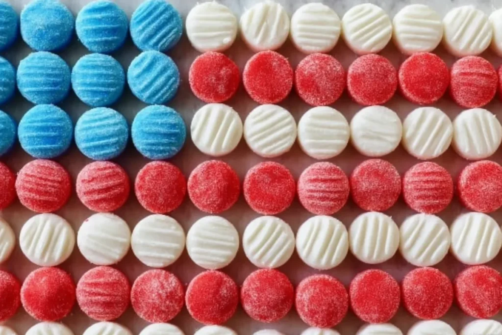 No-Bake Patriotic Peppermint Patties
