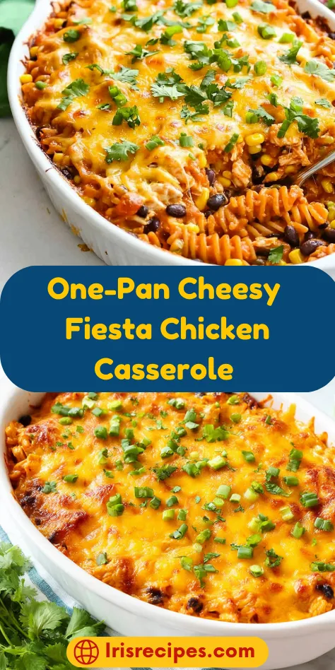 One-Pan Cheesy Fiesta Chicken Casserole
