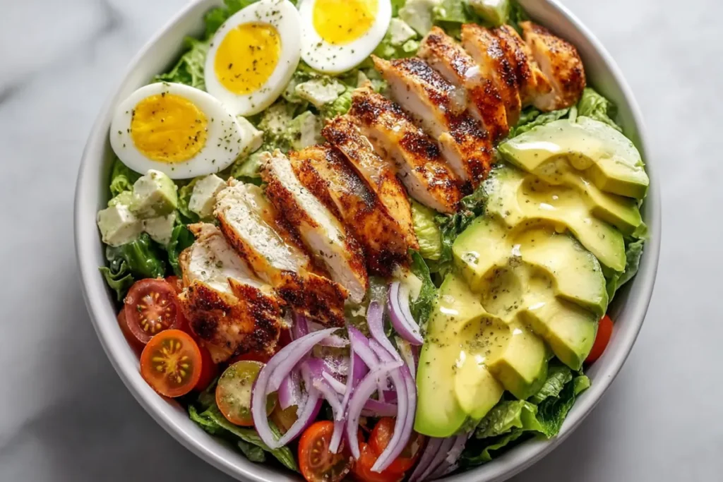 Paleo Grilled Chicken Cobb Salad _ Easy 30-Minute Meal