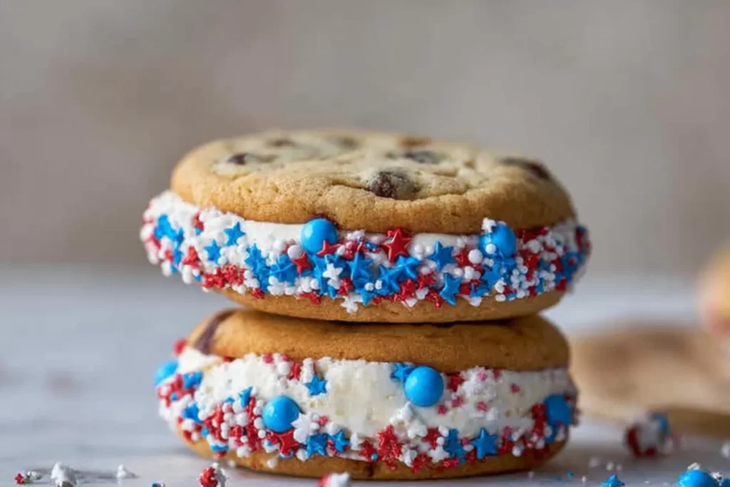 Patriotic Cookie Ice Cream