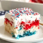 Patriotic Poke Cake Recipe for Summer Celebrations